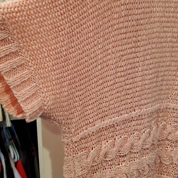 Chico's • Open Front Pink Cardi Sweater [Sweaters] - Picture 3 of 4